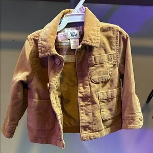 Baby Boys Tan Corduroy Jean Jacket